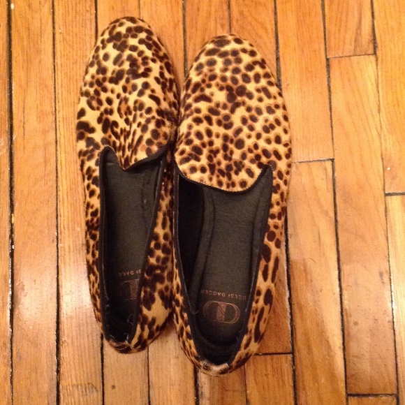 Leopard loafers