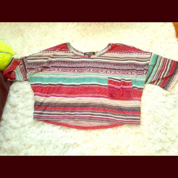 Aztec crop top👌