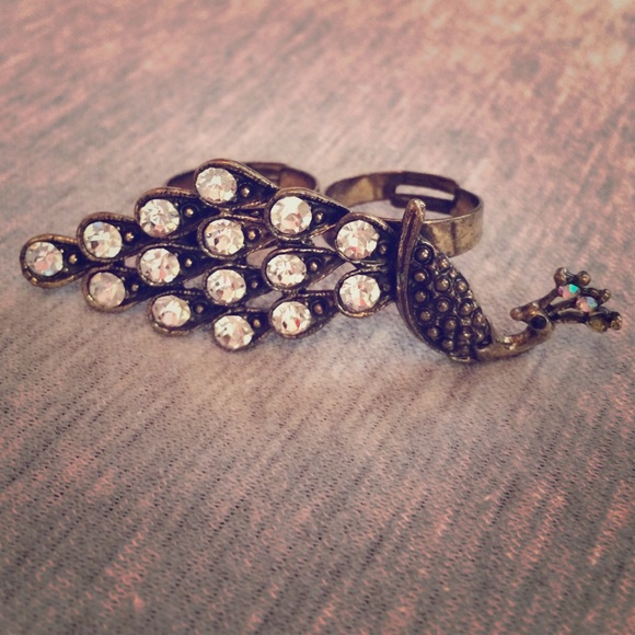 Double Peacock Ring