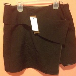 Black short skirt