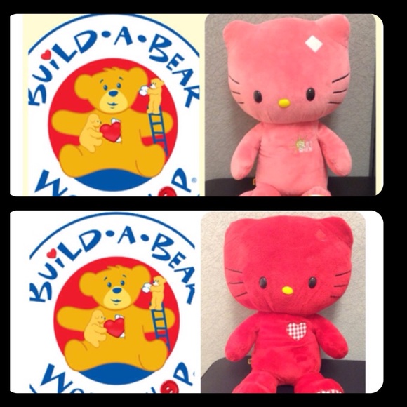 Two cute Hello Kitty Build A Bears 🎀