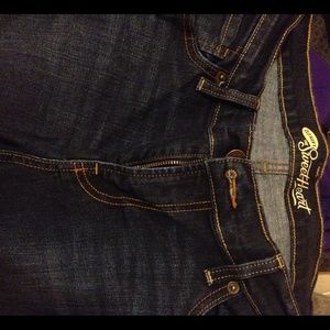 Navy blue jeans