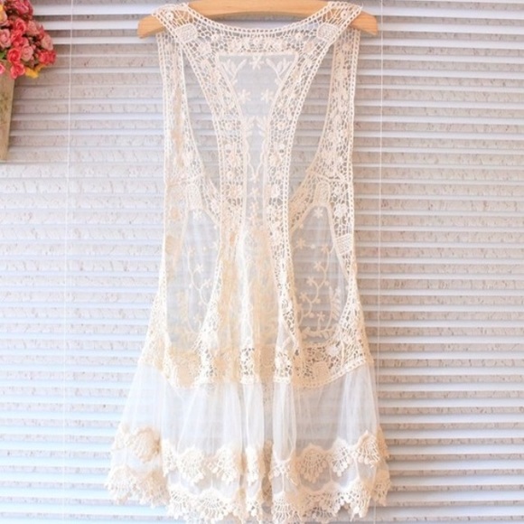 Off white see through cover