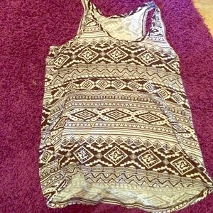 Long Aztec tank top