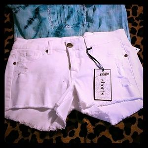 New white shorts