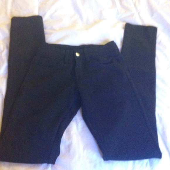 Black jeggings