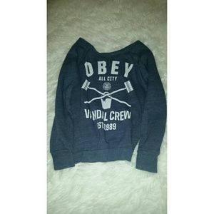 obey sweater pullover