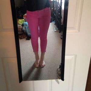 Hot pink capris