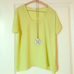 Yellow Soprano Blouse Top