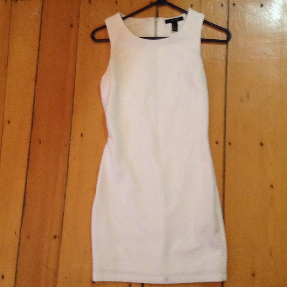 White body con dress
