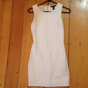 White body con dress
