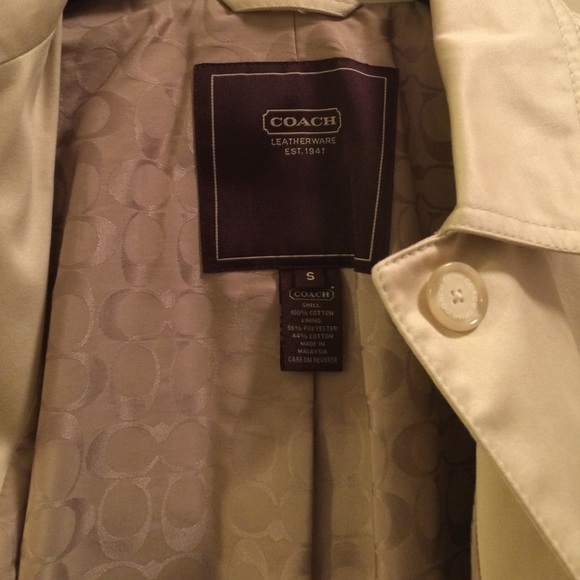 Coach trench coat - Picture 3 of 4