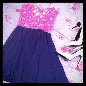 Sweetheart tube top dress.