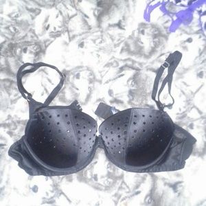 Aerie bra, black push up 34B