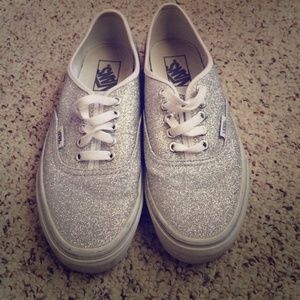Sparkly Glitter Vans Womens Size 8 Men's 6.5