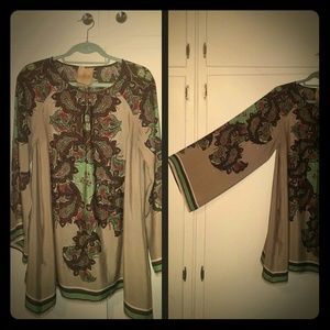 Kimono dress with pockets