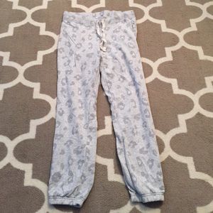 Women's old navy leopard ankle sweats
