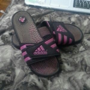 Adidas slides womens pink