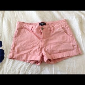 Bubblegum Pink Cuffed Shorts