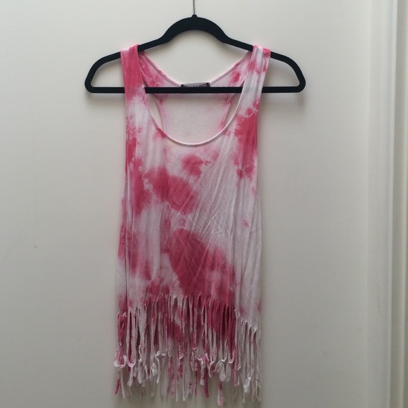 Pink Tie-Dye Tank