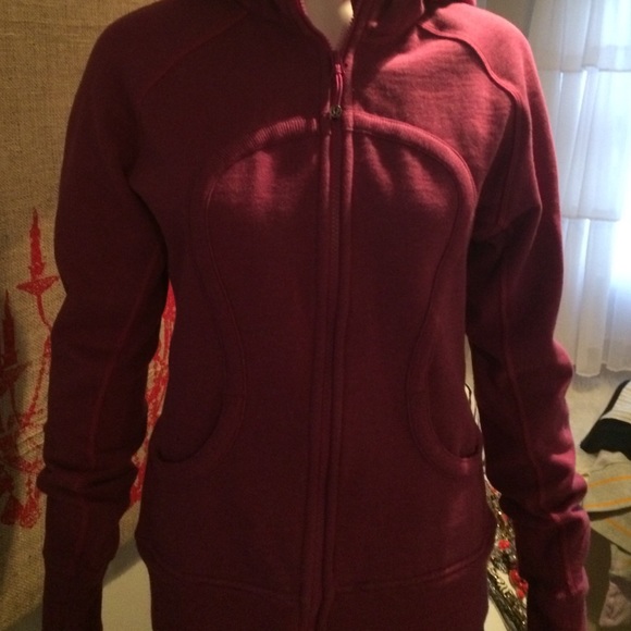 Purple lululemon scuba hoodie