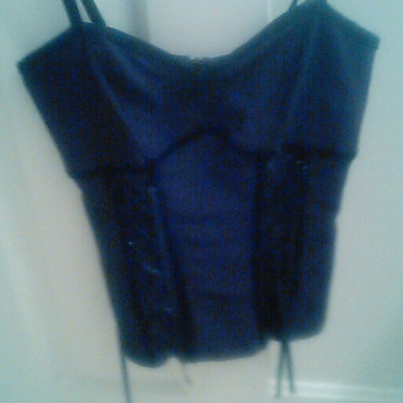 Dark purple corset - Picture 1 of 4