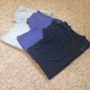 Set of Plain V-Neck Tees