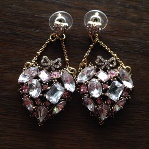 Betsey Johnson Heart Earrings