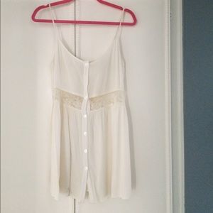 White strappy dress