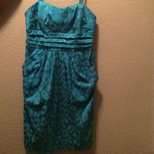 Turquoise party dress
