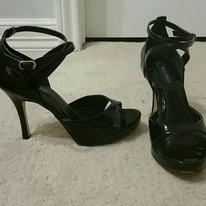 White House Black Market patent leather heels