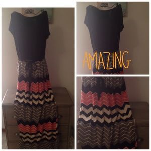 NWOT Maxi with Chevron