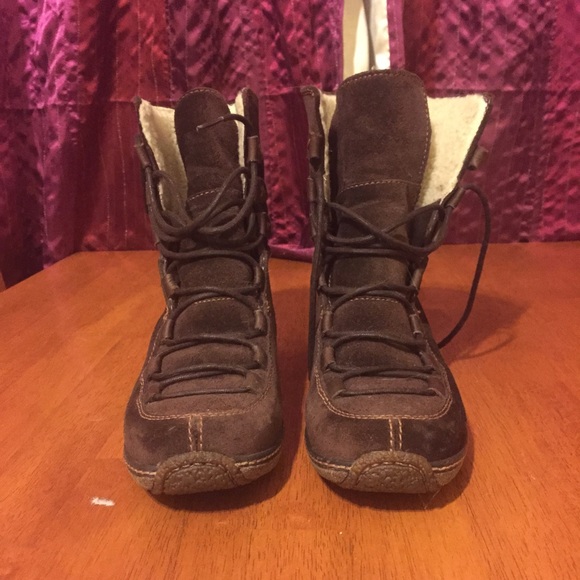 Timberland Shoes - Timberland Reykir Ghillie Brown Seude Boot