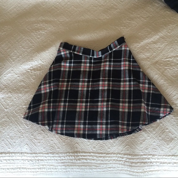 Forever 21 plaid skater skirt