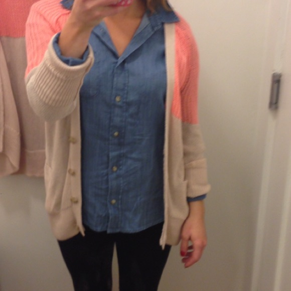 AE Denim Button up