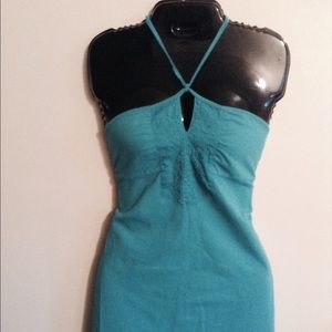 💗Turquoise Halter Dress💗