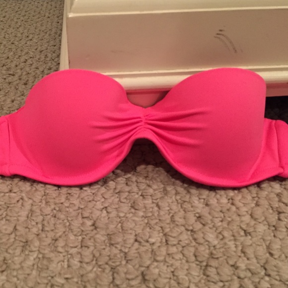 Hot pink bikini top