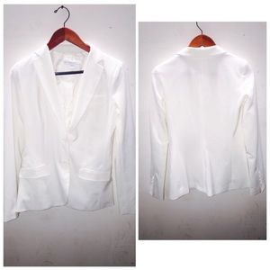 Pearl white blazer