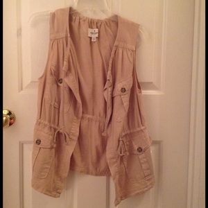 Tan Cargo Vest