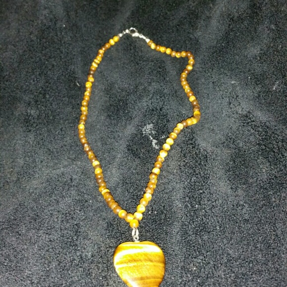 Tigereye beaded necklace