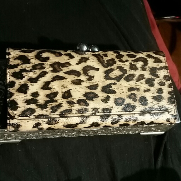 Cheetah print wallet