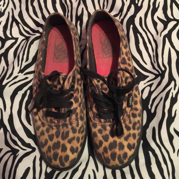 Leopard Printed Vans