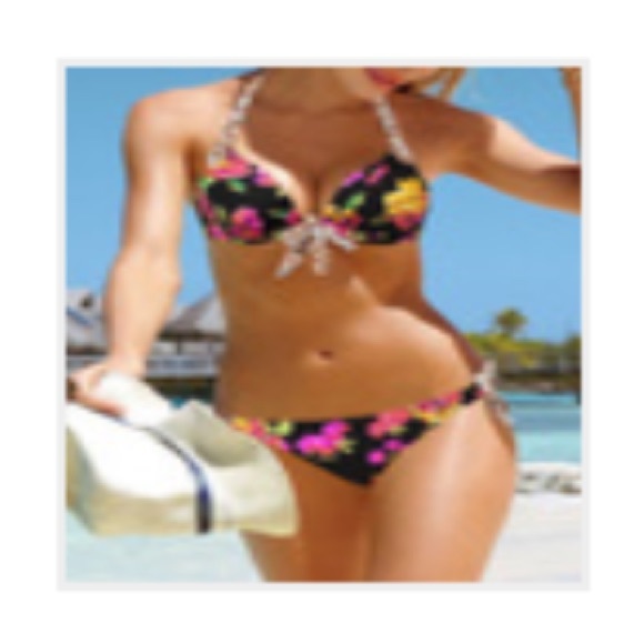 Other - New two piece push up swim wear