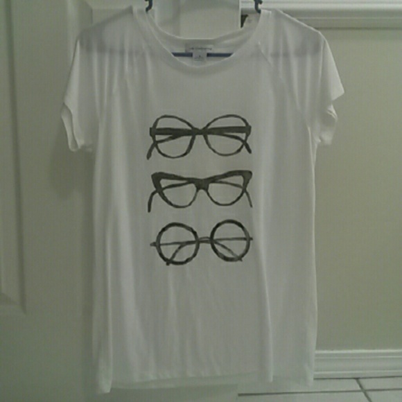 White Reading Glasses Tee