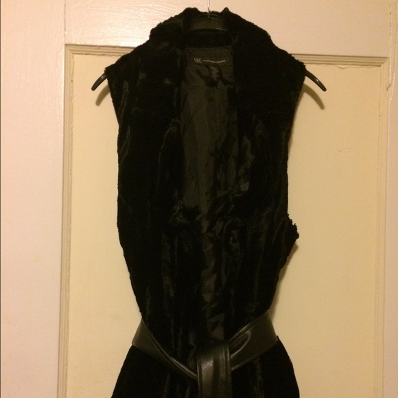 Faux fur vest