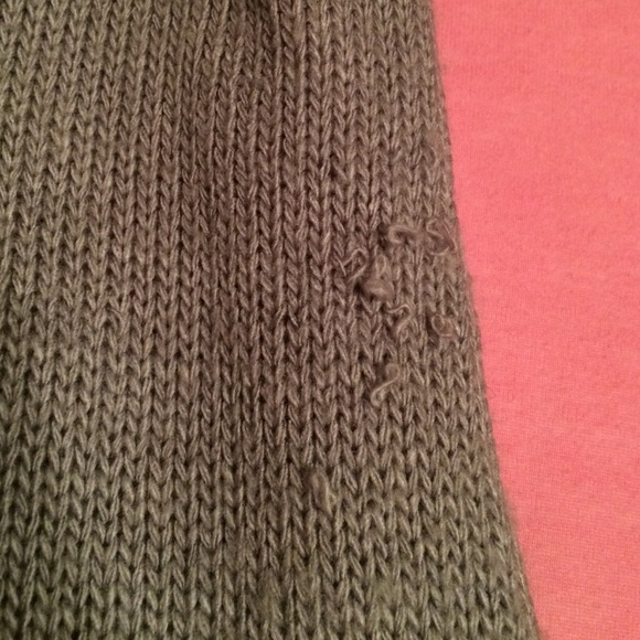 Gray Knit Racerback Sweater Tank - Picture 3 of 4