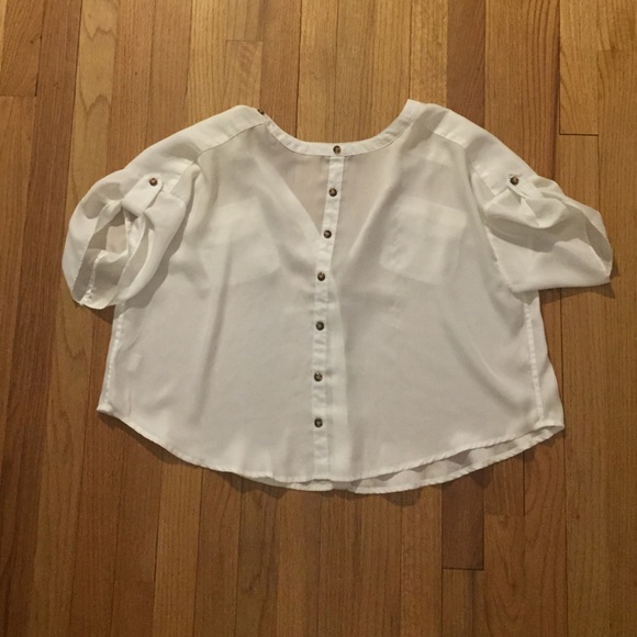 white silk shirt - Picture 2 of 2