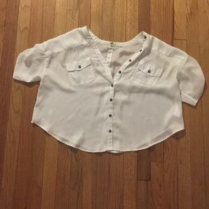 white silk shirt