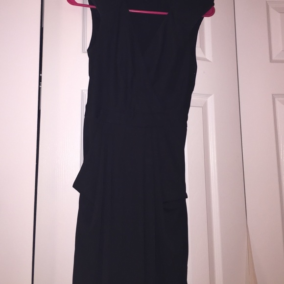 ABS accentuated shoulder little black dress! - Picture 3 of 3
