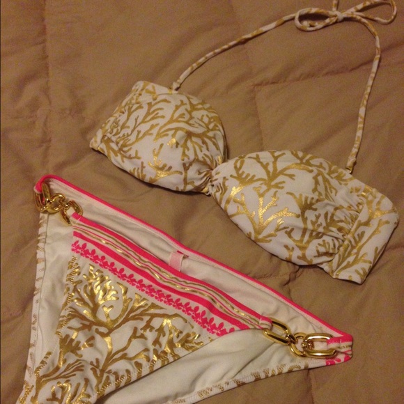 Victoria's Secret "Coral Reef" Bathing Suit